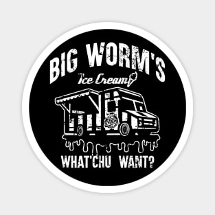 Big Worm's Ice Cream Magnet